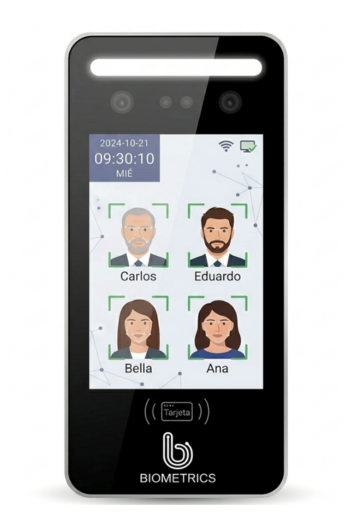 Terminales de reconocimiento facial